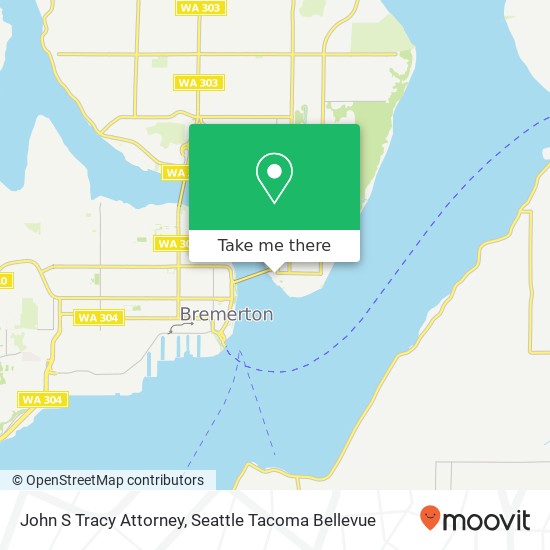 Mapa de John S Tracy Attorney