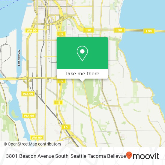 3801 Beacon Avenue South map