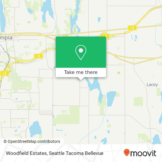 Woodfield Estates map
