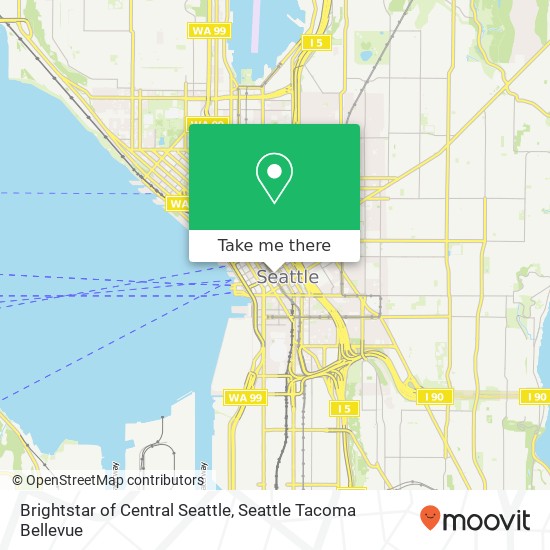 Mapa de Brightstar of Central Seattle