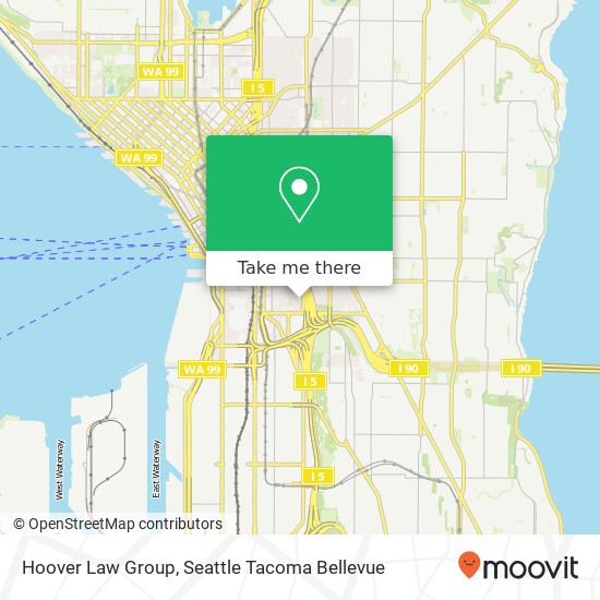 Hoover Law Group map