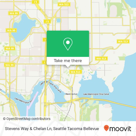 Stevens Way & Chelan Ln map