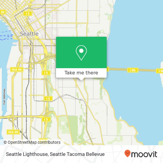 Mapa de Seattle Lighthouse