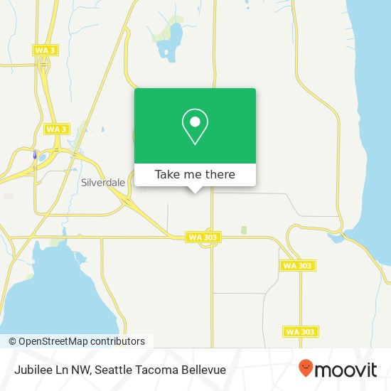 Jubilee Ln NW map