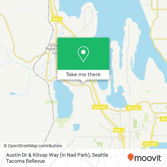 Mapa de Austin Dr & Kitsap Way (in Nad Park)