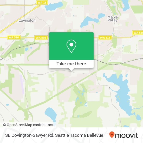 SE Covington-Sawyer Rd map