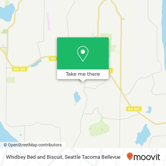 Whidbey Bed and Biscuit map