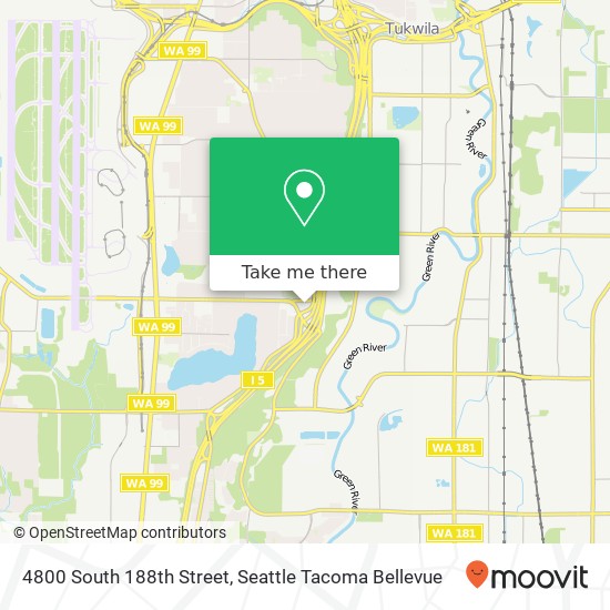 4800 South 188th Street map