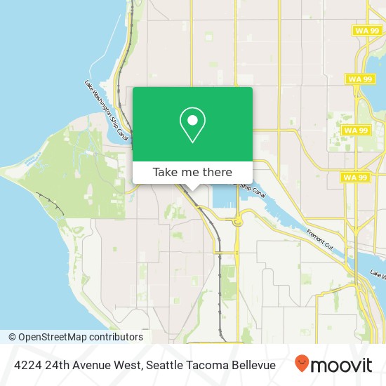 4224 24th Avenue West map
