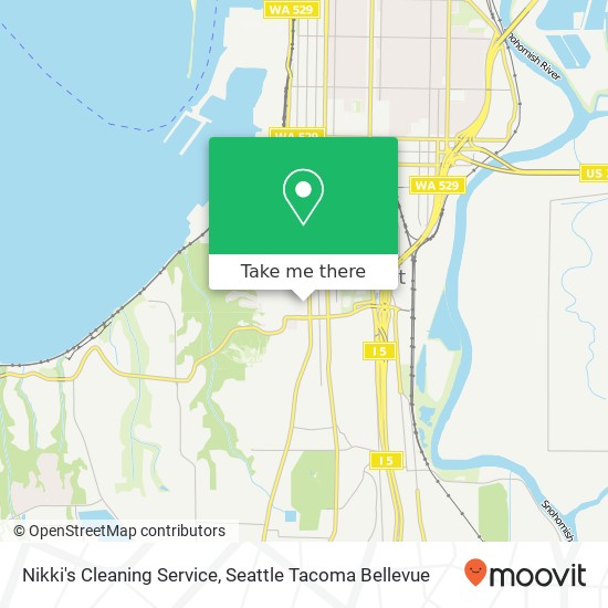 Mapa de Nikki's Cleaning Service