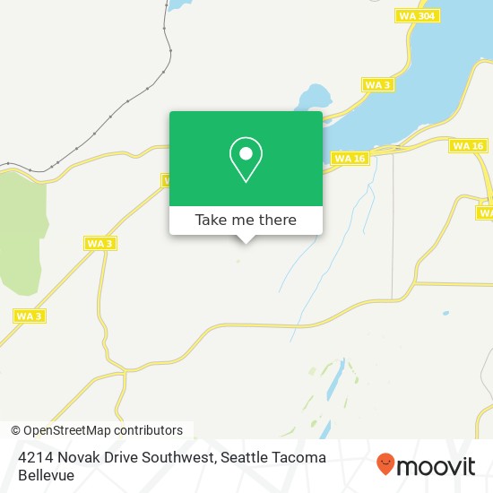 4214 Novak Drive Southwest map