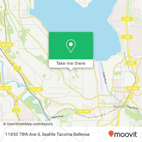 Mapa de 11850 78th Ave S