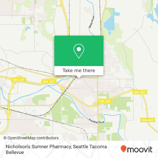 Mapa de Nicholson's Sumner Pharmacy