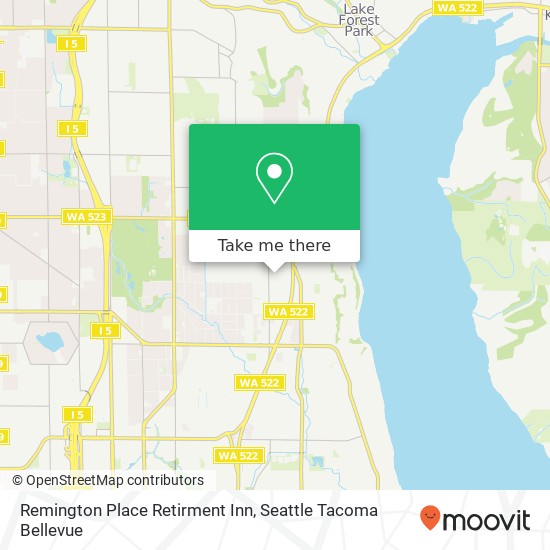 Mapa de Remington Place Retirment Inn