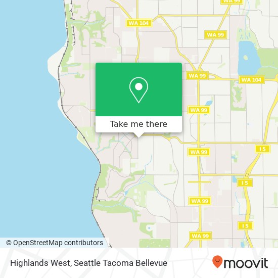 Highlands West map