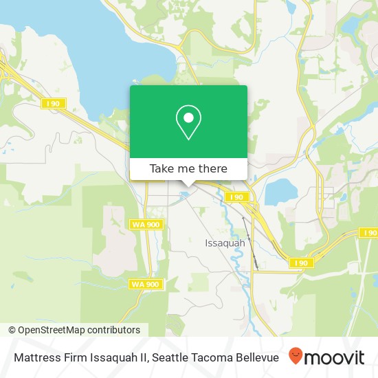 Mapa de Mattress Firm Issaquah II