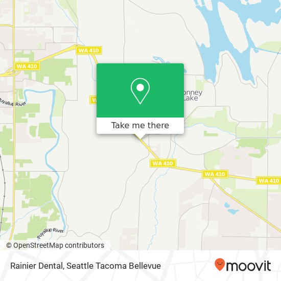 Rainier Dental map