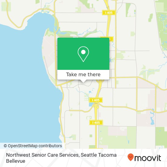 Mapa de Northwest Senior Care Services