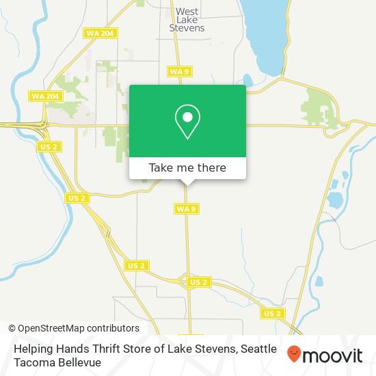 Mapa de Helping Hands Thrift Store of Lake Stevens