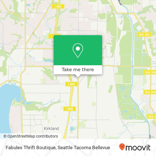 Mapa de Fabules Thrift Boutique