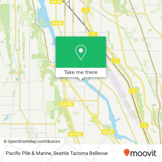 Pacific Pile & Marine map