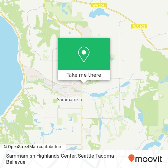 Mapa de Sammamish Highlands Center