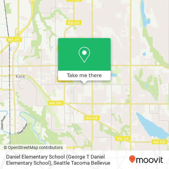 Mapa de Daniel Elementary School (George T Daniel Elementary School)