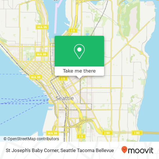 Mapa de St Joseph's Baby Corner