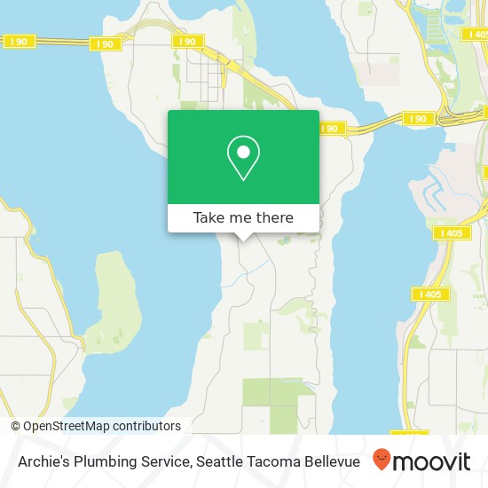 Archie's Plumbing Service map