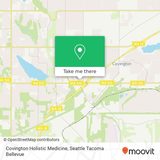 Covington Holistic Medicine map