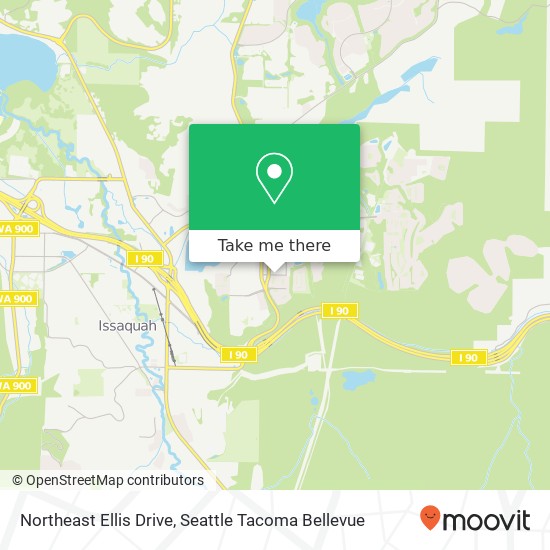 Mapa de Northeast Ellis Drive
