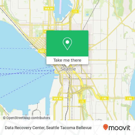 Data Recovery Center map