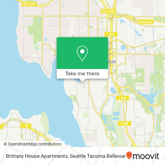 Brittany House Apartments map