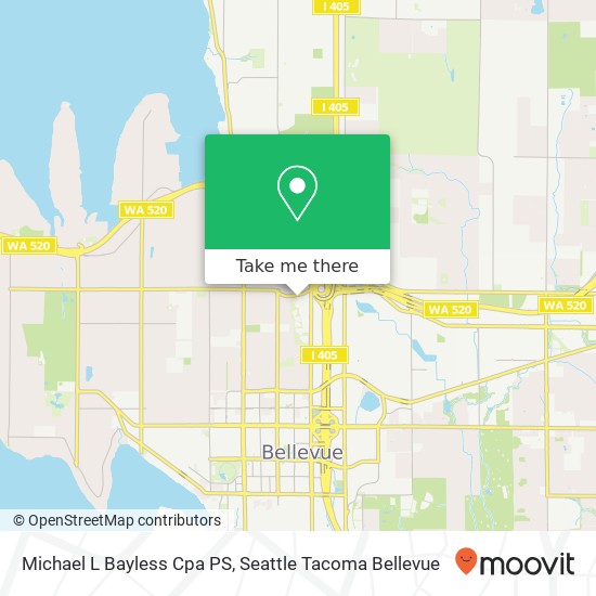 Michael L Bayless Cpa PS map