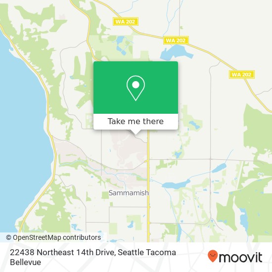 Mapa de 22438 Northeast 14th Drive