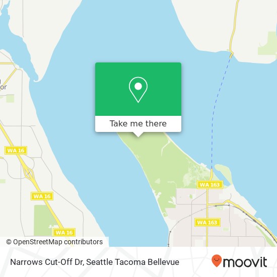 Narrows Cut-Off Dr map