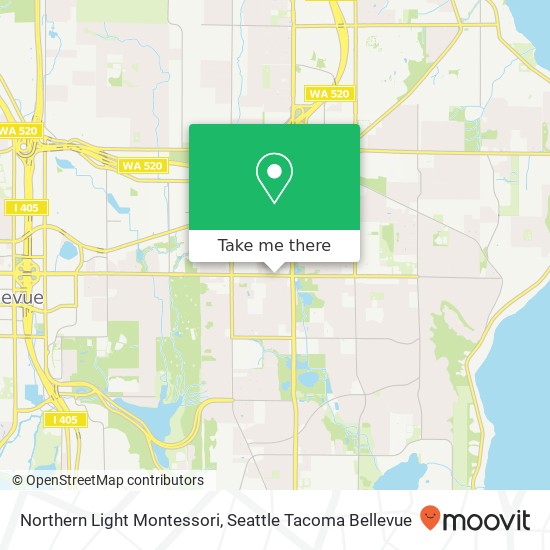Northern Light Montessori map