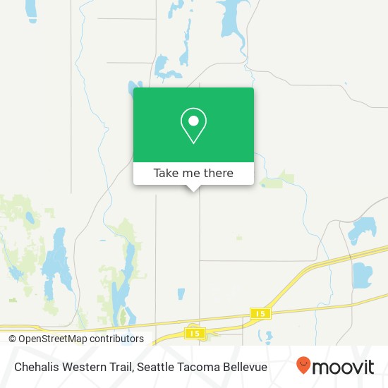 Chehalis Western Trail map