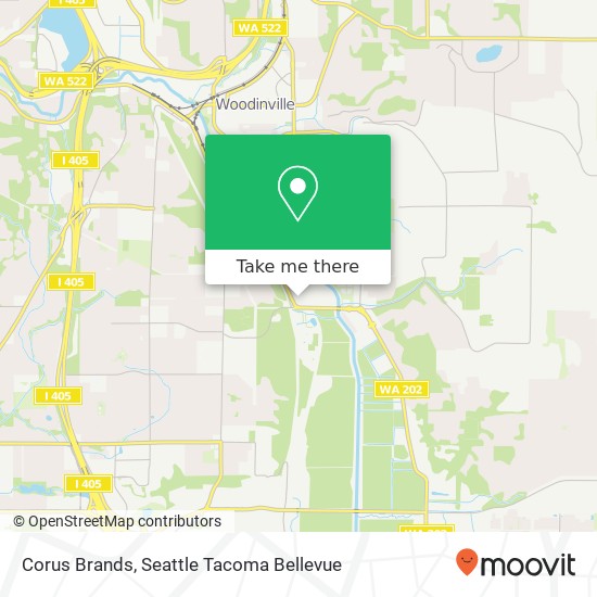 Corus Brands map