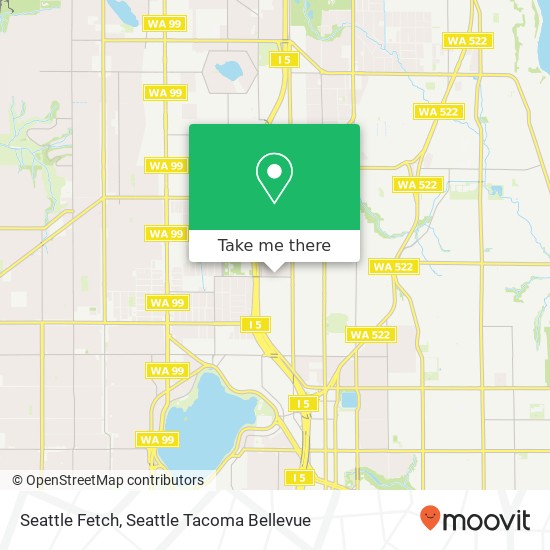 Seattle Fetch map