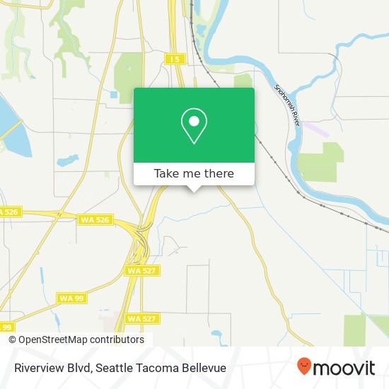 Mapa de Riverview Blvd