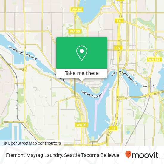 Fremont Maytag Laundry map