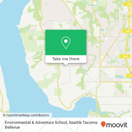Environmental & Adventure School map