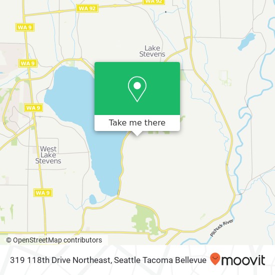 319 118th Drive Northeast map