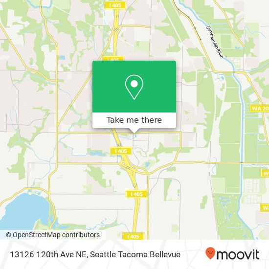 Mapa de 13126 120th Ave NE