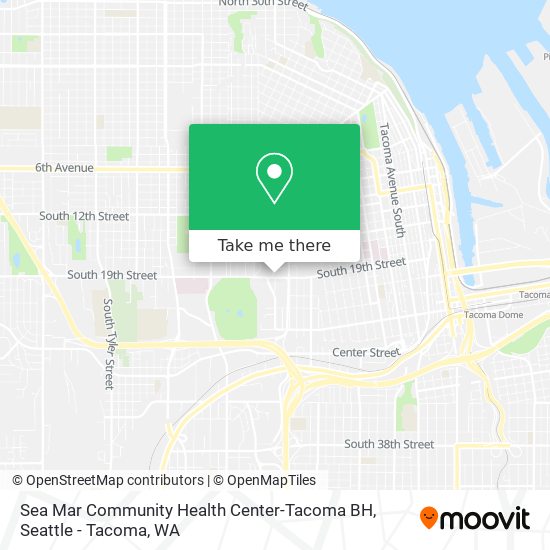 Sea Mar Community Health Center-Tacoma BH map