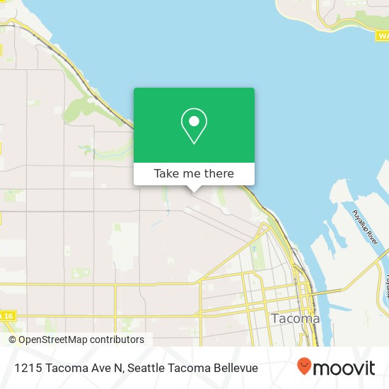 Mapa de 1215 Tacoma Ave N