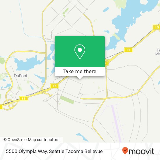 Mapa de 5500 Olympia Way