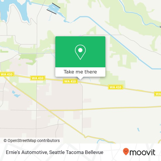 Ernie's Automotive map