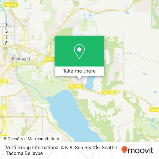 Verti Group International A.K.A. Seo Seattle map